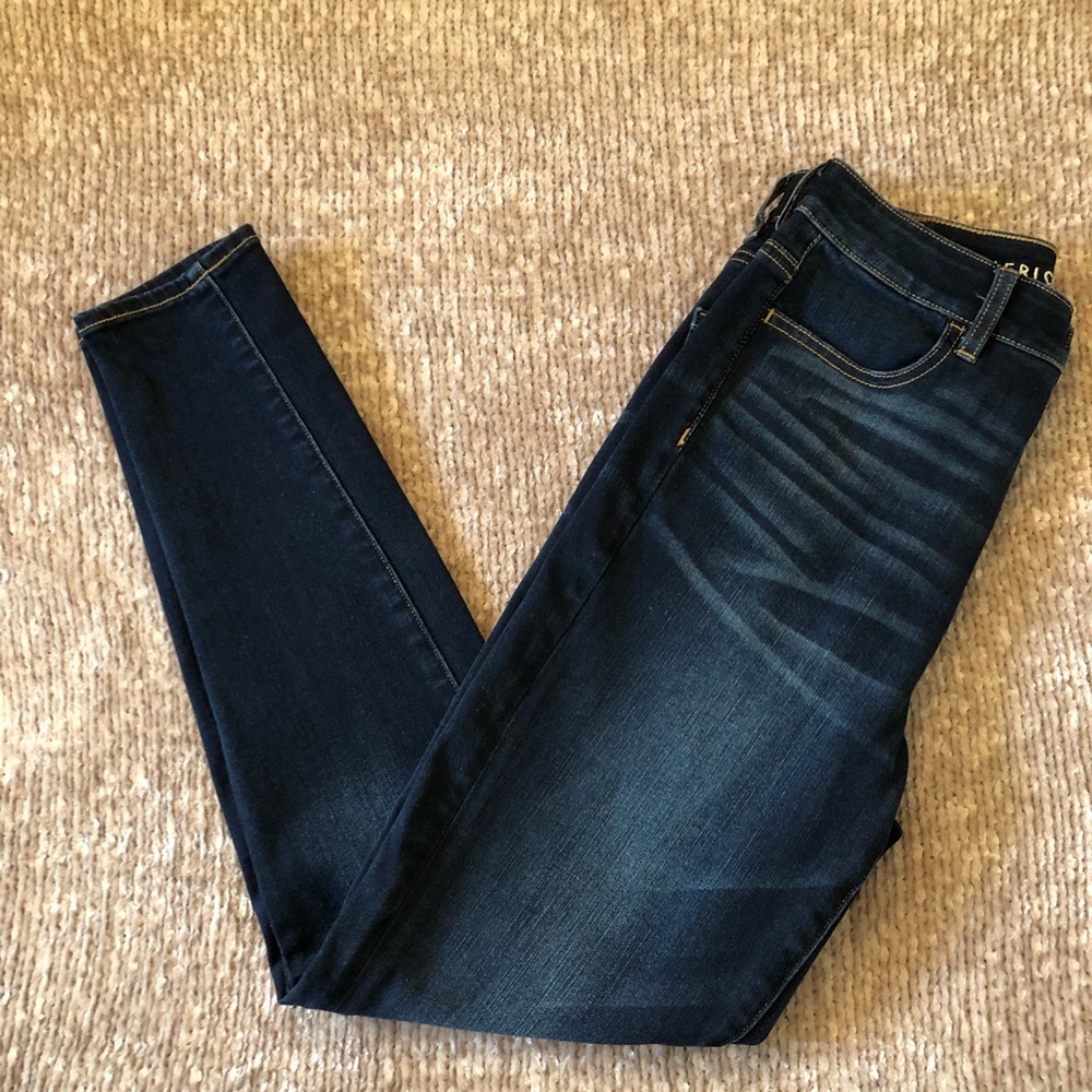 American Eagle Highest Rise 360 Next Level Stretch Jeggings - Picture 2 of 8